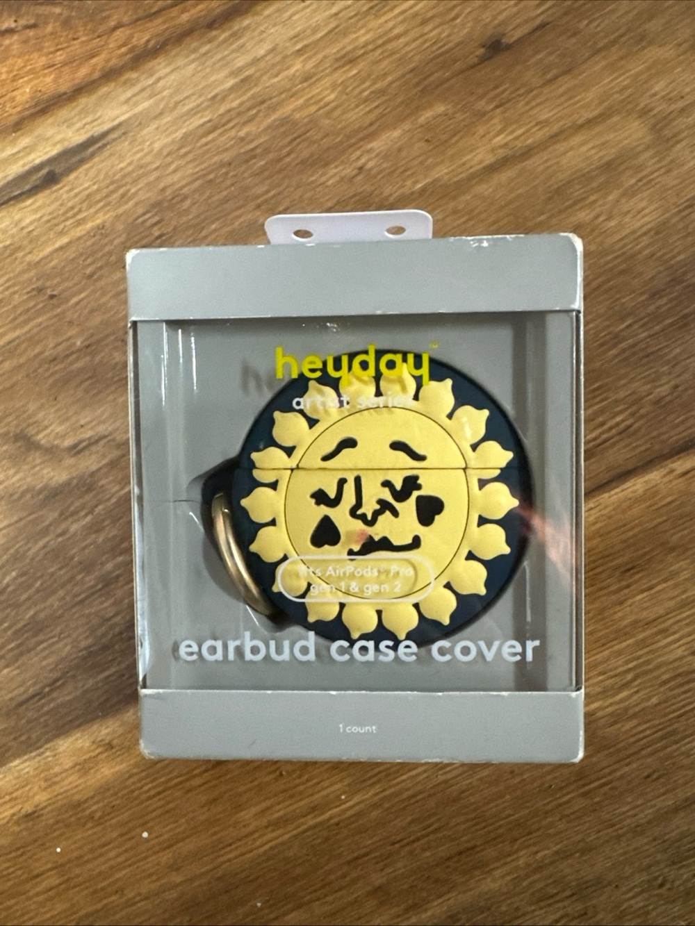 heyday Yellow Sun Earbud Case Cover for Kids